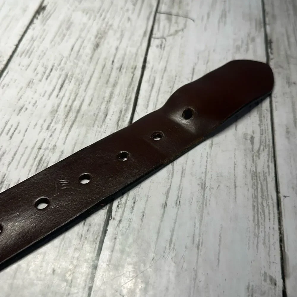 Levi's Men's Genuine Leather Belt Brown Silver Buckle size 36 Style‎ 11LV02PP